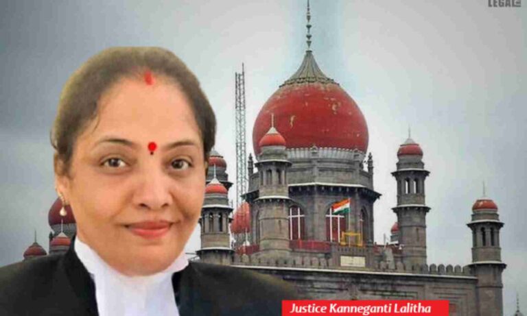 Justice Lalitha Kanneganti Transferred From Telangana to Karnataka High Court Justice Lalitha Kanneganti