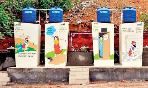women public toilet at naubat pahad