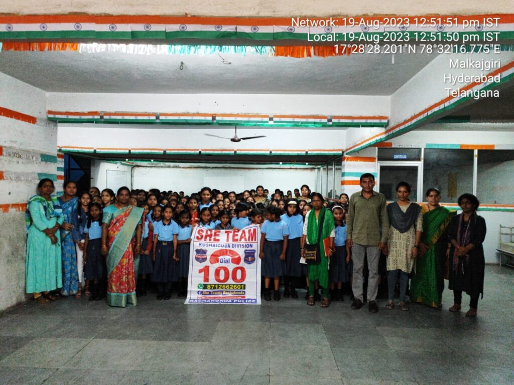 awareness program at SR Digi School