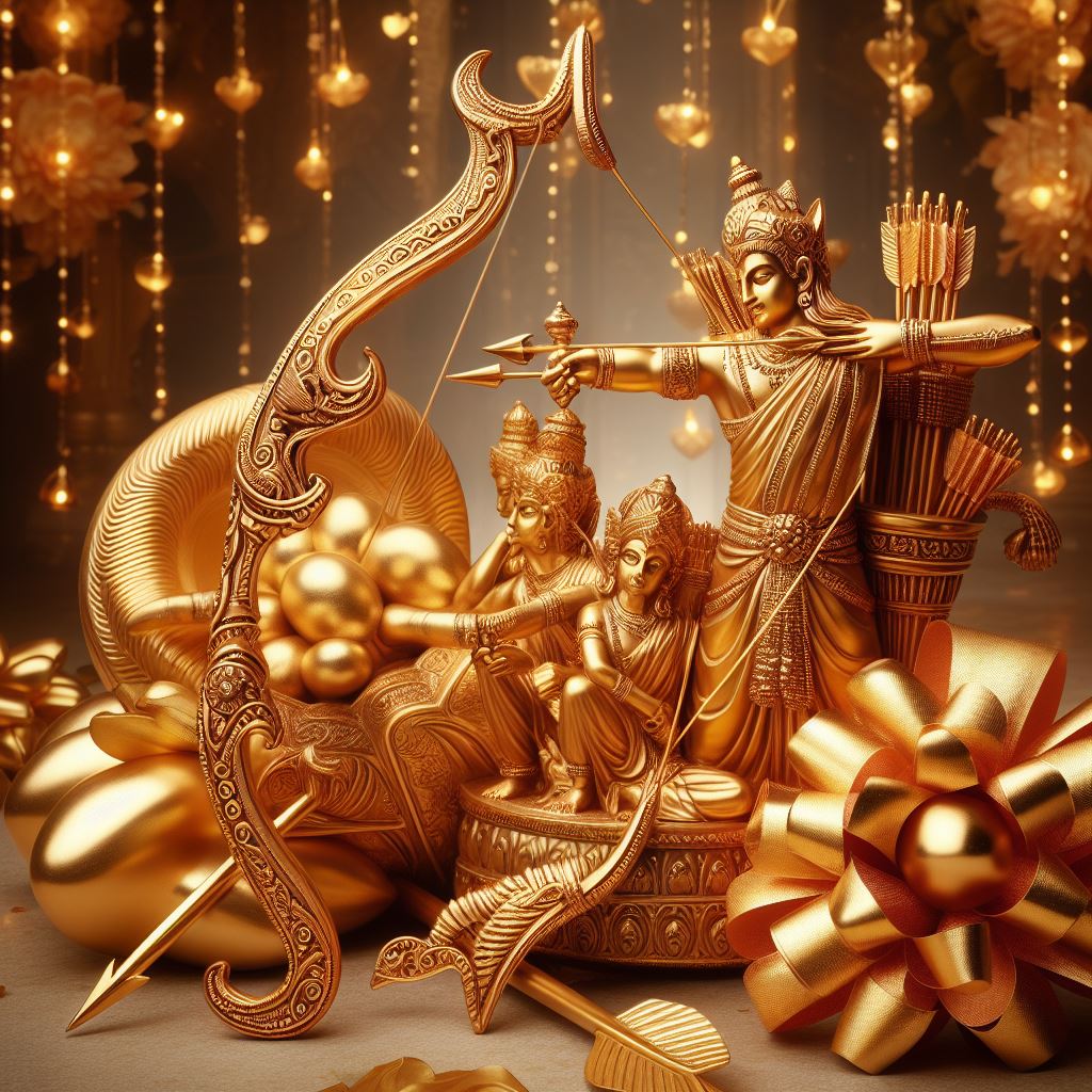 Golden Bow and Arrow for Ram Mandir