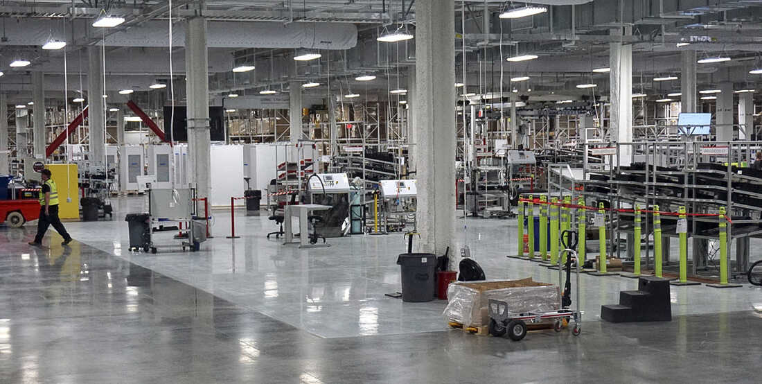 A rare look inside the Tesla GIgaFactory