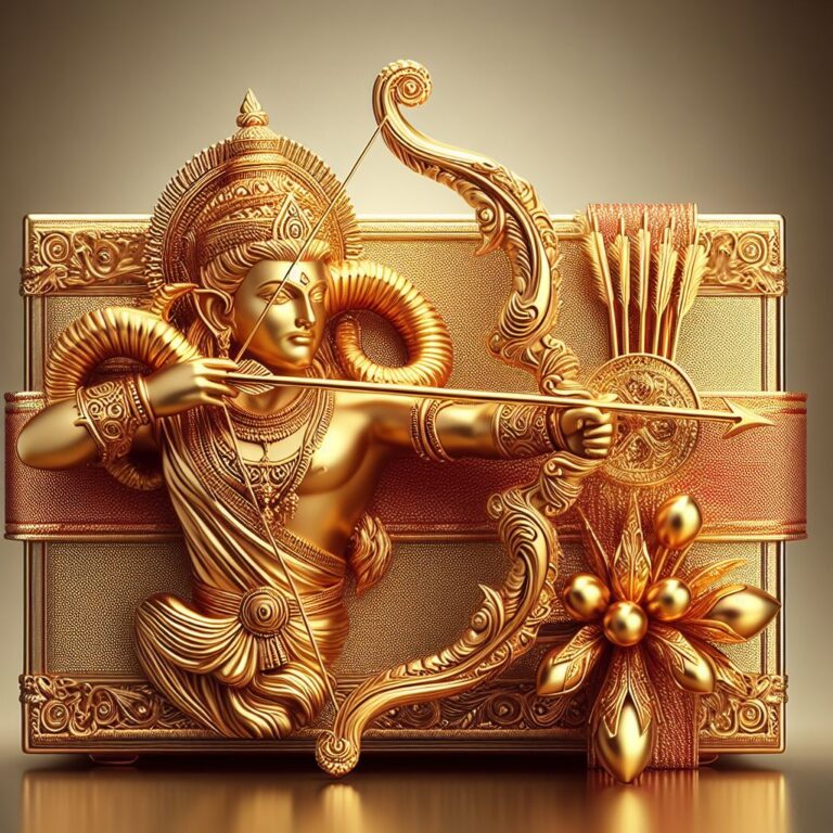Gold Bow And Arrow For Ram Mandir