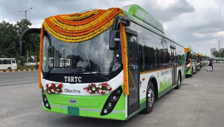 50 State-of-the-Art Electric AC Buses To Hit Hyderabad Roads electra