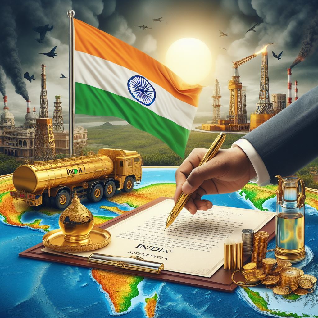 India and Guyana Forge 5-Year Pact For Crude Oil