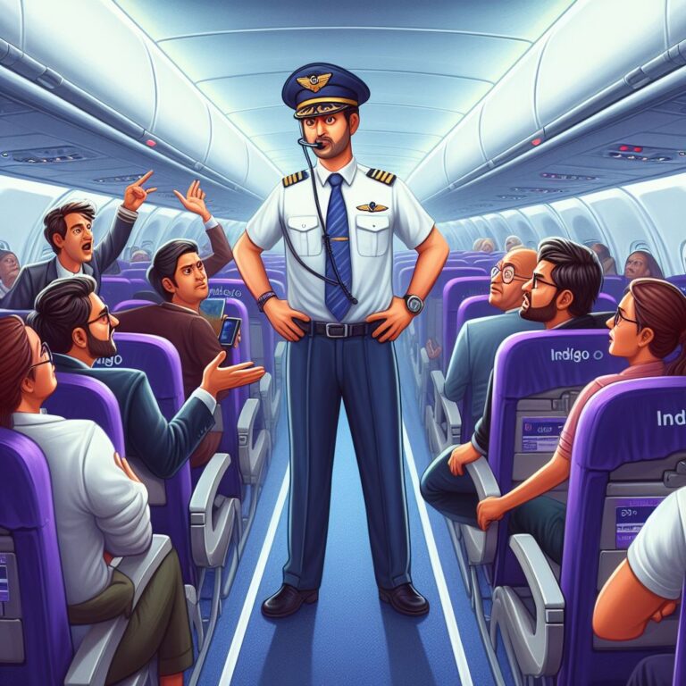 Passenger Attacks Indigo Pilot Over Flight Delay: Video Passenger Attacks Indigo Pilot