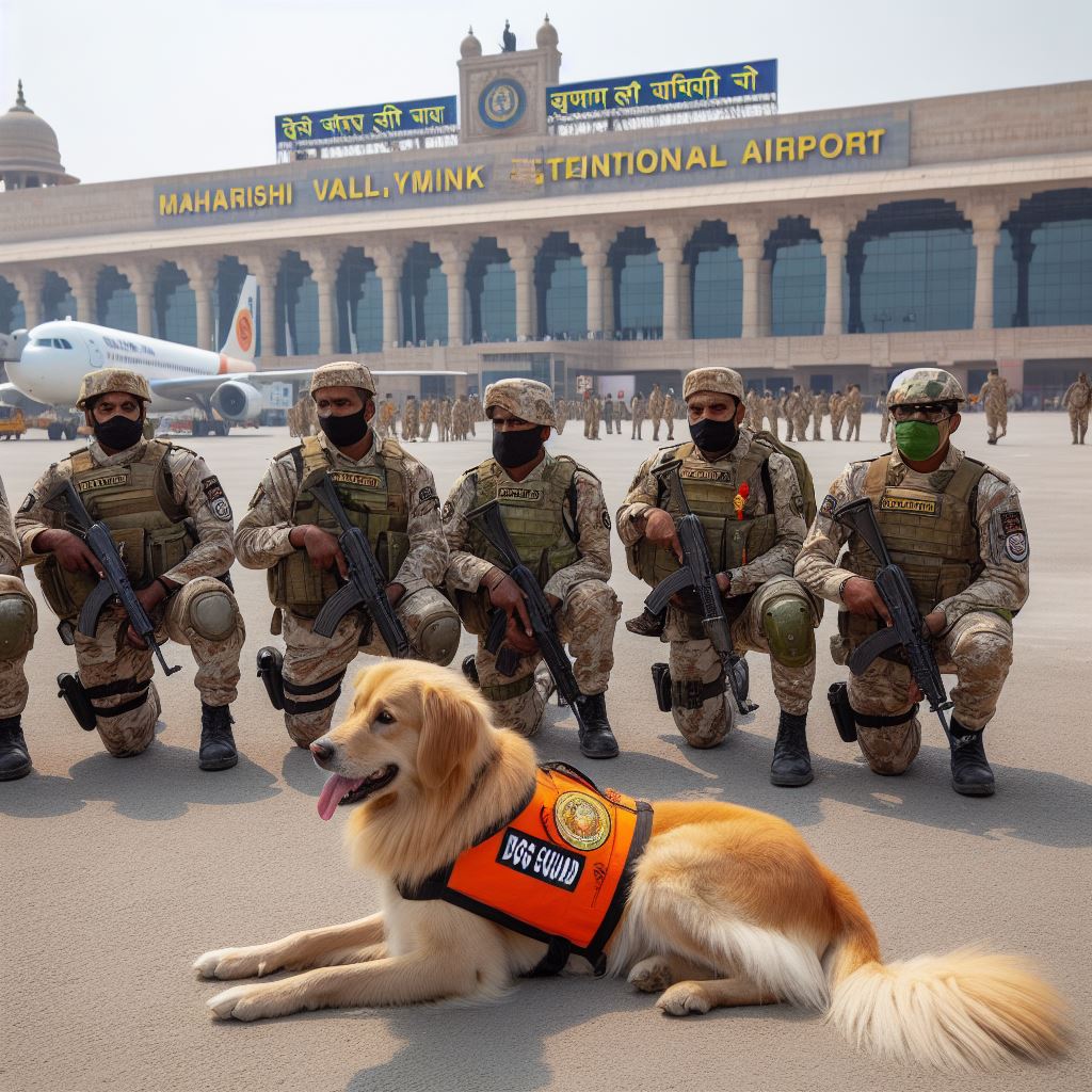 Anti-bomb squad and dog squad teams are also stationed at Ayodhya's Maharishi Valmiki International Airport,