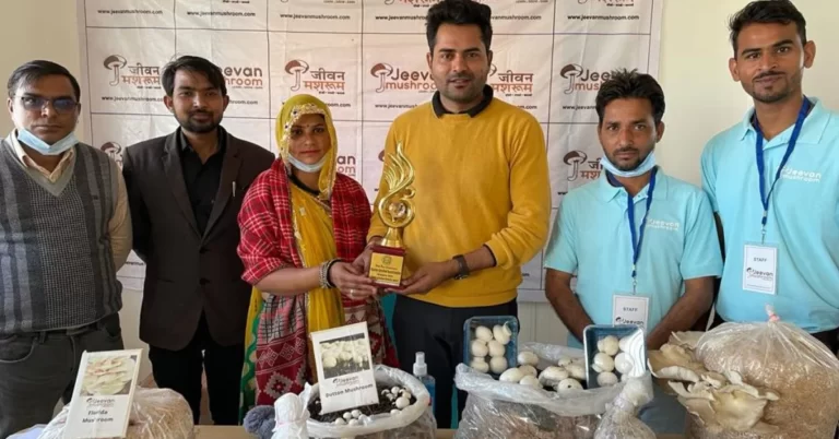 How a MBA Dropout Making Rs 13 Lakhs P/M By Mushroom Spawns jeevan-mushroom