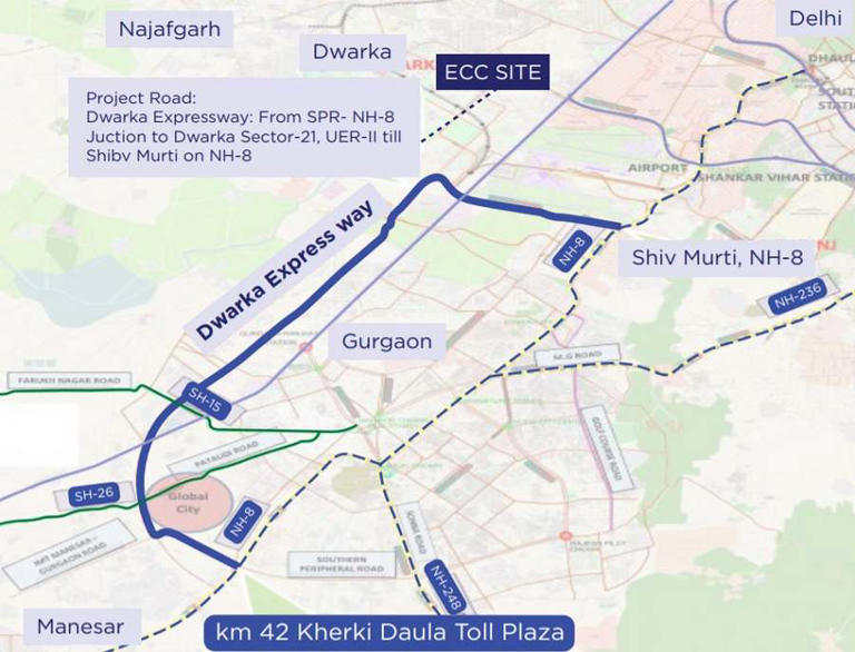 Dwaraka Expressway RouteMap