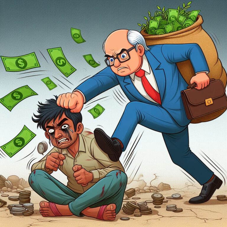 Money Lender Thrashes Borrower for Rs 5,000 in Tandoor money lender thrashes poor man in tandoor