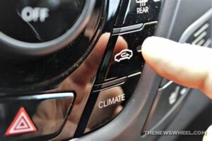 car ac recirculation button symbol