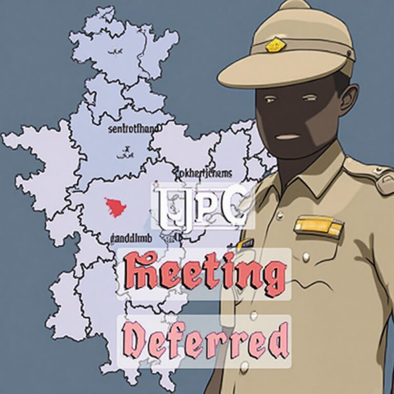 UPSC refuses to recognize DGP, Defers Jharkhand DPC Meeting UPSC DGP JHARKHAND