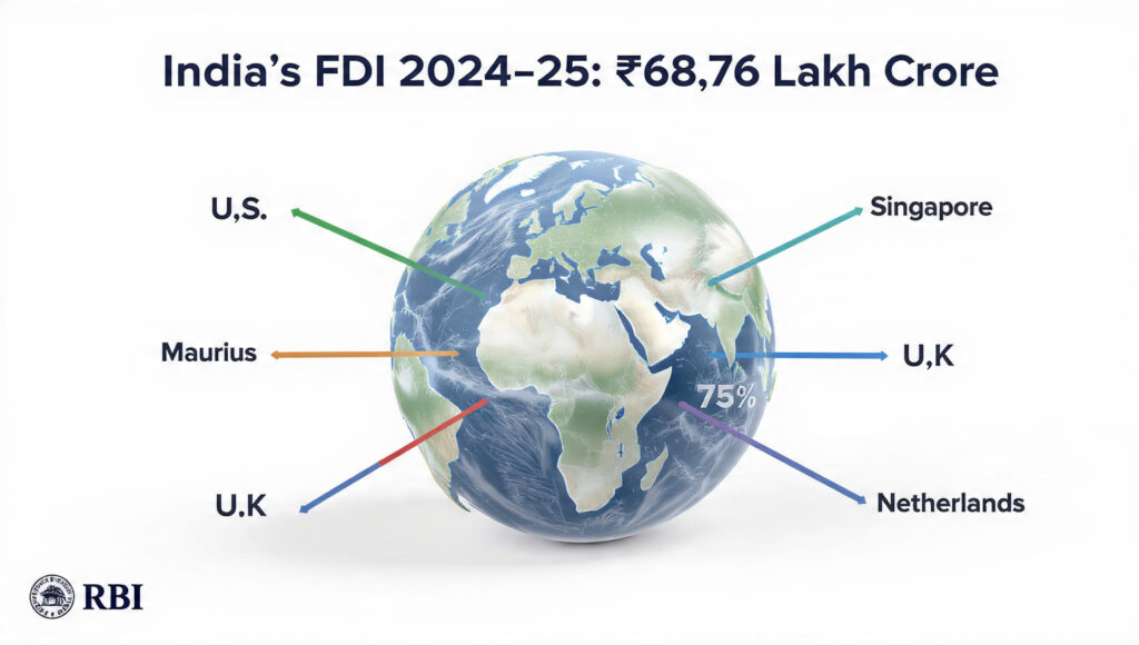 a professional infographic style image showing a globe