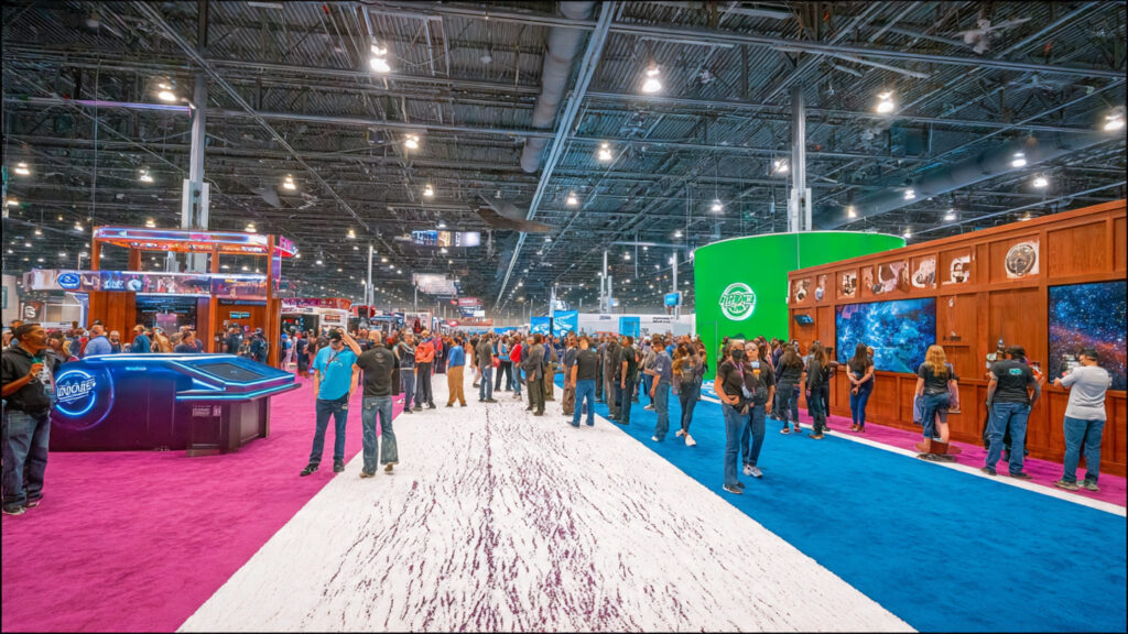 India to Host Global AI Impact Summit 2026 in New Delhi 3 inside a large ai technology expo hall