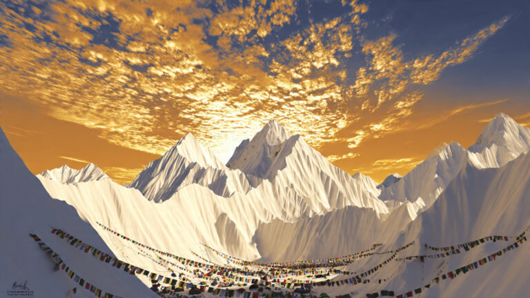 Opening of Himalayan peaks