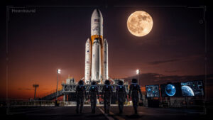Artemis II Moon Mission – We’ll Be Sending Humans Around the Moon Soon – NASA NASA astronauts walk toward the Orion spacecraft and Space Launch System rocket as Artemis II prepares for a historic human flight around the Moon.