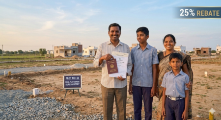 Telangana LRS fee rebate – Govt Cuts Land Regularization Fee by One-Fourth for 3 Months! Telangana LRS fee rebate