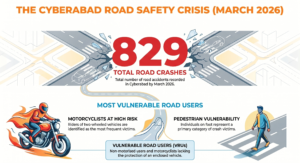 Cyberabad Faces Escalating Road Safety Crisis: 829 Crashes Reported by March 2026 roadsafety