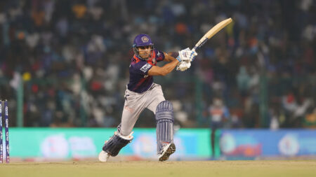 Shubman Gill Leads Gujarat Titans to Victory over Kolkata shubman-gill-in-action-a-wide-angle-shot-of-shubma