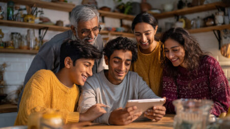 Top AI Tools Helping Students Excel in the Classroom ultra-realistic-diverse-group-of-indian-teenage-st