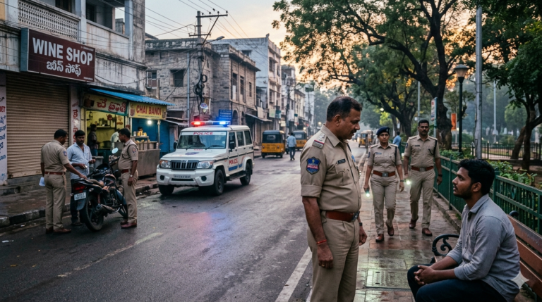Secunderabad Special Enforcement Drive Police Crack on Public Drinking and Smoking