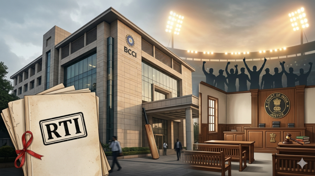 BCCI Not a Public Authority Under RTI Act The CIC has ruled that the BCCI is not covered under the RTI Act