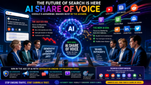 The Rise of AI Share of Voice: Why GEO Eating SEO ai share of voice pic