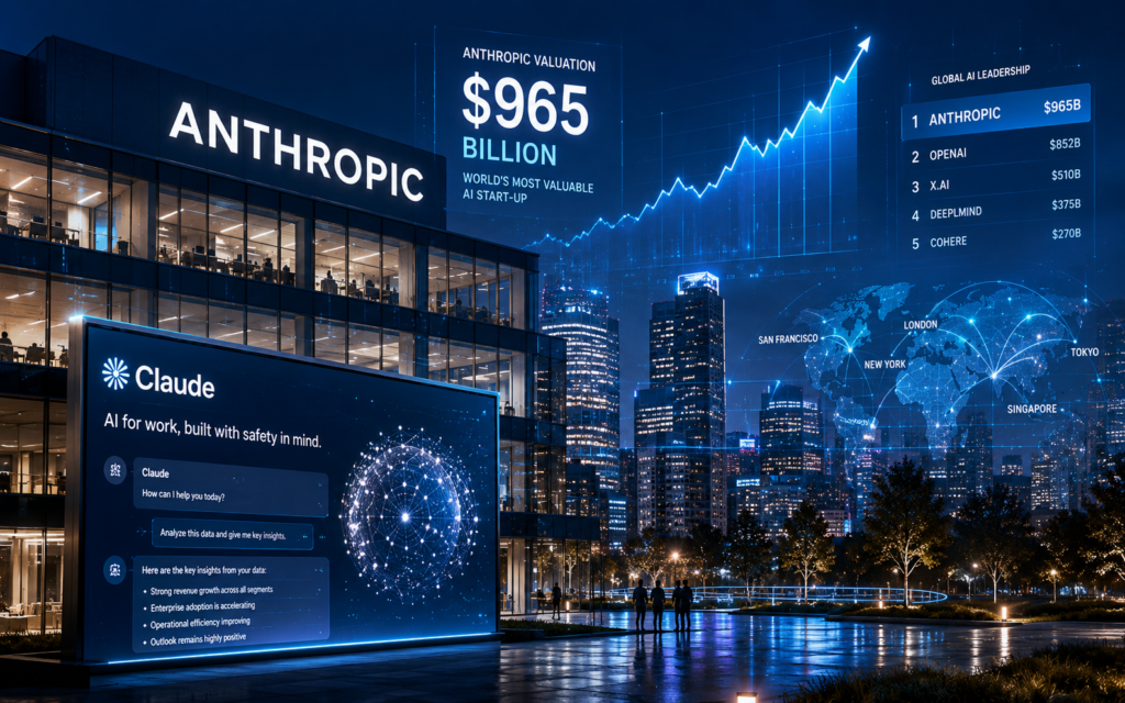 Anthropic AI Valuation Surges to $965 Billion, Overtaking OpenAI 1 anthropic ai
