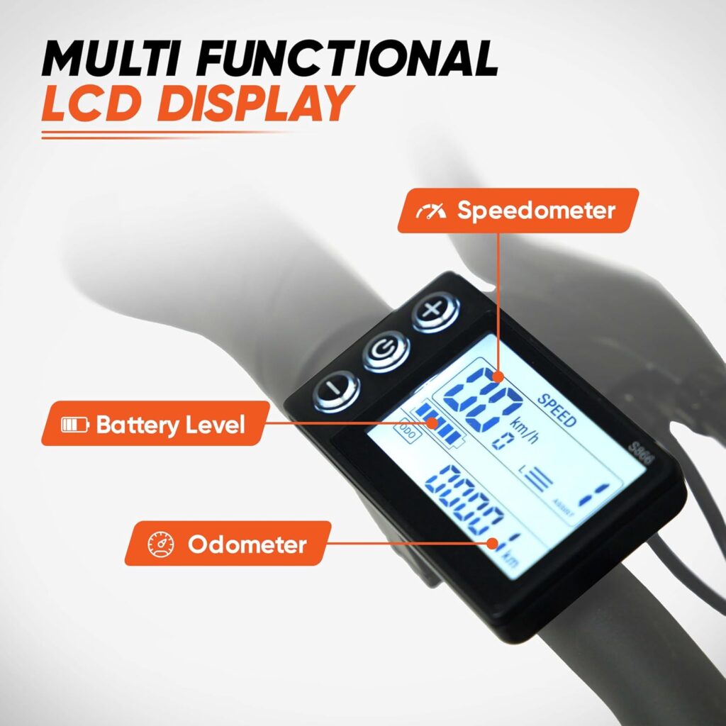 Don’t Like E-Scooters? Buy These Affordable Electric Cycles Under Rs 33k 3 multifunctional display