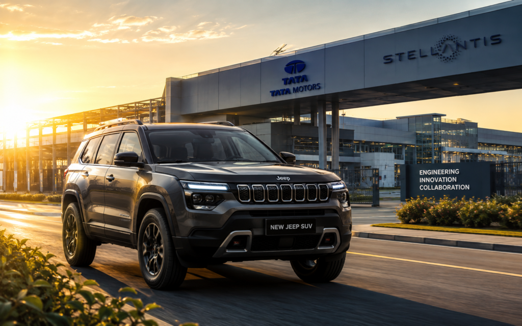 New Jeep SUV India: Tata and Stellantis Deepen Partnership 1 Upcoming Jeep SUV being developed in India using Tata Motors platform technology.