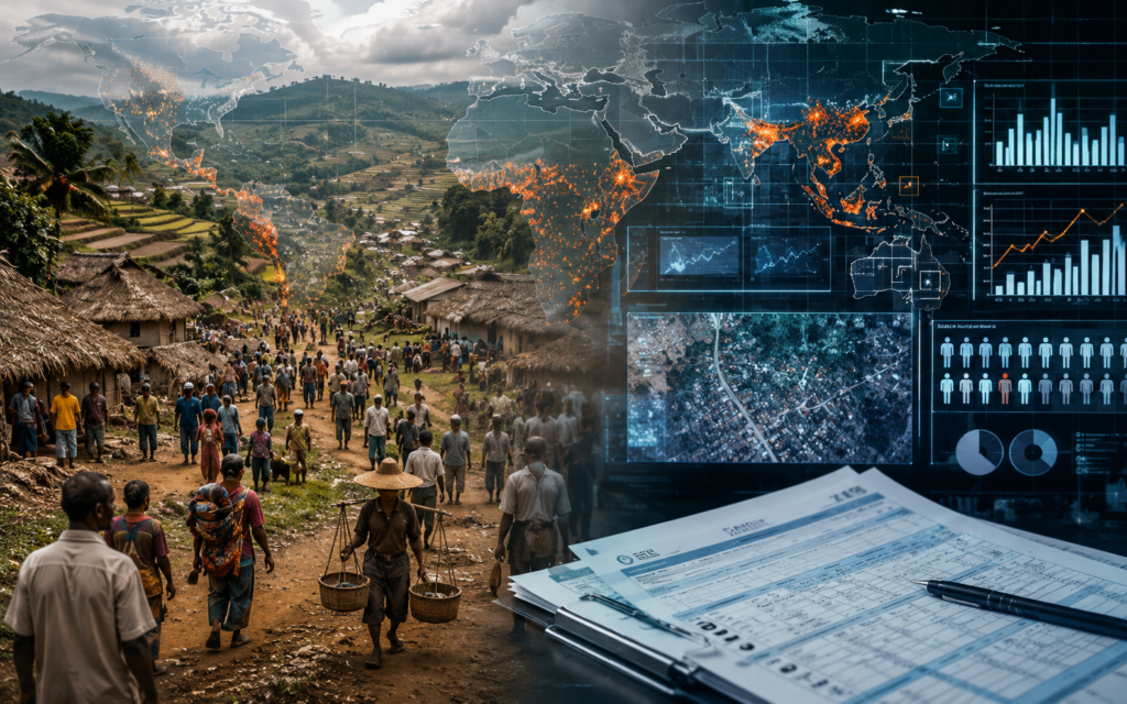 Global data and rural community contrasts