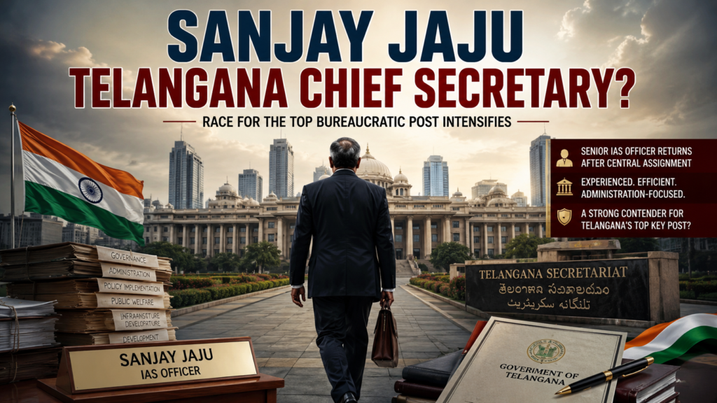 Sanjay Jaju Telangana Chief Secretary Buzz Intensifies Amid Admin Reshuffle 1 Sanjay Jaju Telangana Chief Secretary